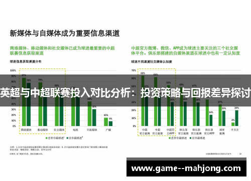 英超与中超联赛投入对比分析:投资策略与回报差异探讨 英超与中超联赛投入对比分析:投资策略与回报差异探讨
